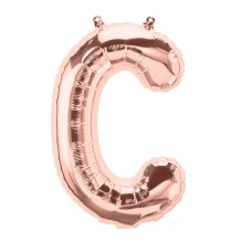 Rose Gold 16in Letter C (01339-01) 16inch Air fill Shaped P1