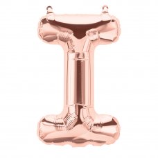 Rose Gold 16in Letter I (01345-01) 16inch Air fill Shaped P1
