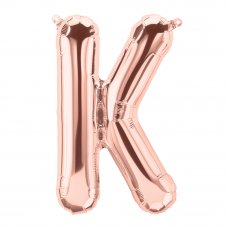 Rose Gold 16in Letter K (01347-01) 16inch Air fill Shaped P1