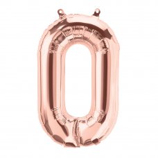 Rose Gold 16in Letter O (01351-01) 16inch Air fill Shaped P1