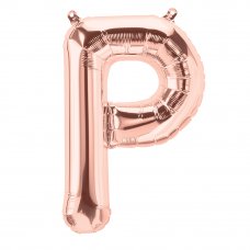 Rose Gold 16in Letter P (01352-01) 16inch Air fill Shaped P1