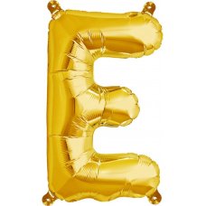 Gold 16in Letter E (00571-01) 16 inch for Air fill Shaped P1