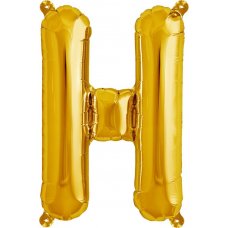 Gold 16in Letter H (00574-01) 16 inch for Air fill Shaped P1