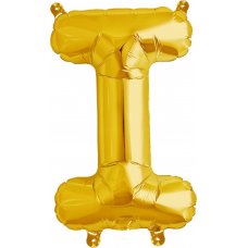 Gold 16in Letter I (00575-01) 16 inch for Air fill Shaped P1