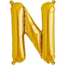Gold 16in Letter N (00580-01) 16 inch for Air fill Shaped P1