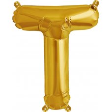 Gold 16in Letter T (00586-01) 16 inch for Air fill Shaped P1