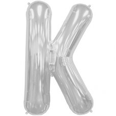 Silver 34in Letter K (00206-206) Shaped P1
