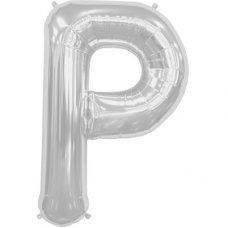 Silver 34in Letter P (00211-211) Shaped P1