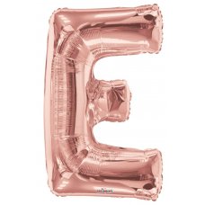 Rose Gold 34in Alphabet #E (15614-34S) Shaped P1