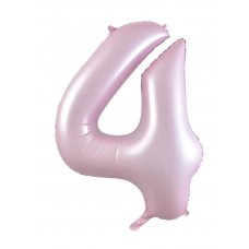 34inch Decrotex Foil Balloon Matt Pastel Pink #4 Pack 1