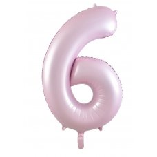 34inch Decrotex Foil Balloon Matt Pastel Pink #6 Pack 1