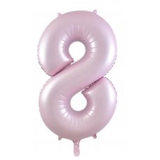 34inch Decrotex Foil Balloon Matt Pastel Pink #8 Pack 1