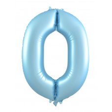 34inch Decrotex Foil Balloon Matt Pastel Blue #0 Pack 1