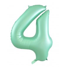 34inch Decrotex Foil Balloon Matt Pastel Mint #4 Pack 1