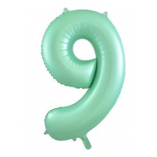 34inch Decrotex Foil Balloon Matt Pastel Mint #9 Pack 1
