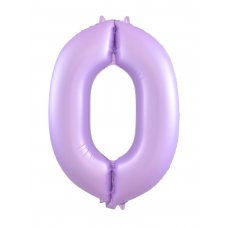 34inch Decrotex Foil Balloon Matt Pastel Lilac #0 Pack 1