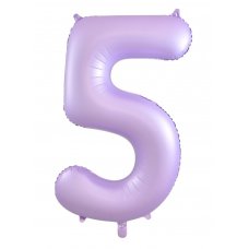 34inch Decrotex Foil Balloon Matt Pastel Lilac #5 Pack 1