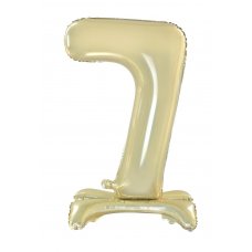 30inch Decrotex Standing Foil Balloon Luxe Gold #7 Pack 1