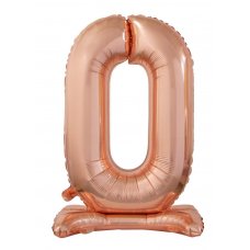 30inch Decrotex Standing Foil Balloon Rose Gold #0 Pack 1