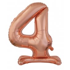 30inch Decrotex Standing Foil Balloon Rose Gold #4 Pack 1
