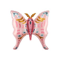 Pink Boho Butterfly 92cm Shape P1