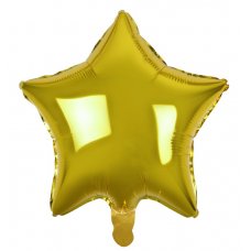 18 Inch Decrotex Foil Star Gold P1 x 5