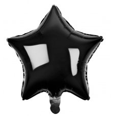 18 Inch Decrotex Foil Star Black P1 x 5