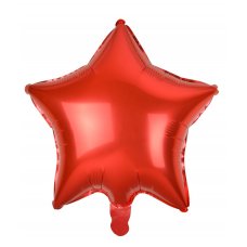 18 Inch Decrotex Foil Star Red P1 x 5