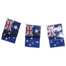 Australian Flag Bunting 20x30cm 7m 25pcs