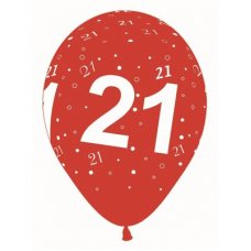 21 Metallic Red (515) Sempertex Balloons 30cm Bag50
