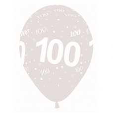 100 Crystal Clear (390) Sempertex Balloon 30cm Bag50
