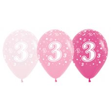 3 Fashion Pinks (009 012 609) Sempertex 30cm Bag50