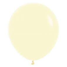 Matte Pastel Yellow (620) 46cm Sempertex Balloons P25