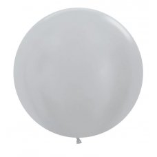 Satin Silver (481) 60cm Sempertex Balloons P3