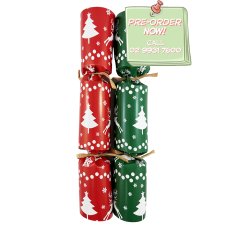 BonBons 10in Paper Red & Green Christmas Trees Box 50