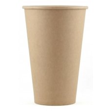 Coffee Cup 16oz. Single Wall Kraft ctn 1000 P50x20
