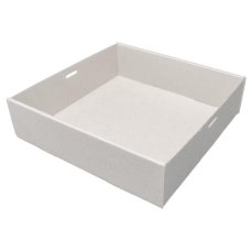 Catering Tray Base WHITE SMALL 225x225x80mm Ctn 100