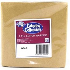 Gold  2ply Lunch Napkin P100x20