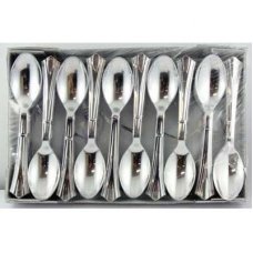 Silver Plastic Dessert Spoons 155mm- Bulk Box 100