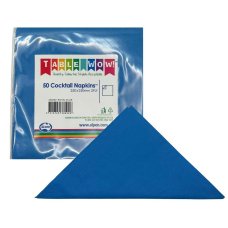Royal Blue Cocktail Napkin 25x25cm 2ply P50
