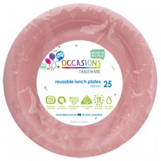 Light Pink Lunch Plate P25