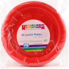 Red Lunch Plate P25