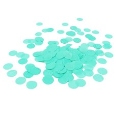 FS Round Paper Confetti Mint Green 15g