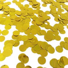 FS Round Mini Foil Confetti Gold 20gm 1cm