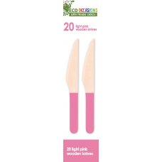 Wooden Knives Pastel Pink P20x10