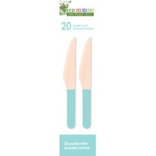 Wooden Knives Pastel Mint P20x10