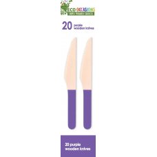 Wooden Knives Purple P20x10