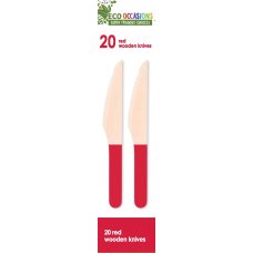 Wooden Knives Red P20x10