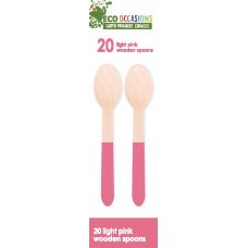 Wooden Spoons Pastel Pink P20x10