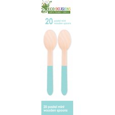 Wooden Spoons Pastel Mint P20x10